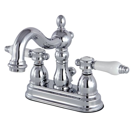 Kingston Brass KS1601BPL 4" Centerset Bathroom Faucet, Polished Chrome KS1601BPL
